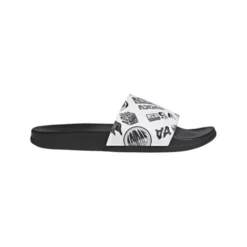 Men's Adidas Adilette Comfort Pattern Slide Sandals