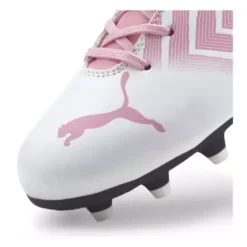 Girls' Puma Tacto II FG/AG Jr. Molded Soccer Cleats -Shoe Discount Store 19510015898 4