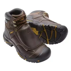 Men's KEEN Mt Vernon 6" Met Waterproof Steel Toe Work Boots -Shoe Discount Store 88719486592 4